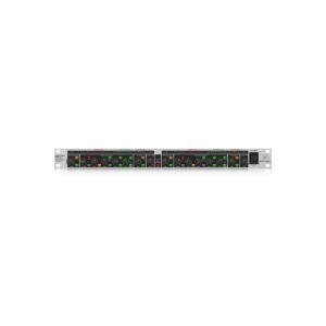 Silver Behringer Composer Pro-XL audio processor with knobs and lights